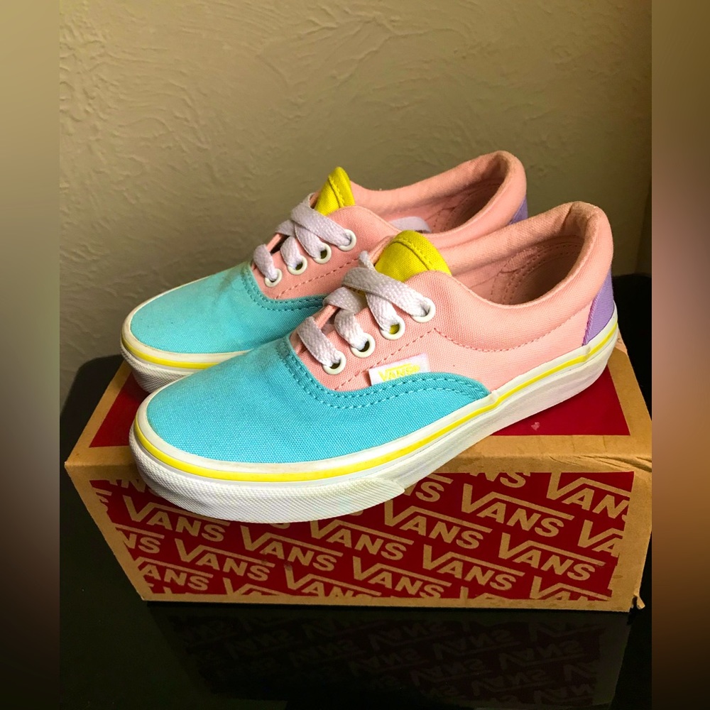 Pastel Colorblock Vans